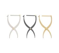 Sonew Kit de Mapeo de Cejas de 3pcs con Herramientas de Medición y Rasuradora, Kit de Forma de Cejas Semipermanente de Acero Inoxidable para Maquillaje