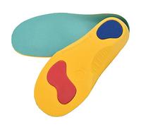 Sonew Las Plantillas ortopédicas para niños previenen el pie Plano, el pie Valgus, la pronación del pie, etc. Almohadillas de Zapato 3D a Prueba de choques Transpirables Insertos Niños Niñas(M)