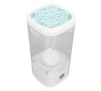 Sonew Limpiador de Brochas de Maquillaje Eléctrico, Limpieza Profunda Transparente, Gran Capacidad, Dos Modos, para Brochas de Maquillaje de Todos los Tamaños (WHITE)