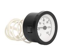 Sonew Medidor Bimetálico con Tubo para Uso Industrial Indicador de Temperatura Portátil de Tipo Redondo Preciso