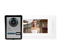Sonew Mirilla Digital de Puerta, Timbres de Inalámbricos, Videoportero WiFi de Intercomunicación, Videotimbre inalámbrico, 7'' Pantalla, Timbre Video Mirilla, para Hogar, Hoteles