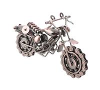 Sonew Modelo de Juguete de Motocicleta de Metal Vintage, Decoración de Estilo Antiguo para Niños y Entusiastas, Amantes de Las Motocicletas