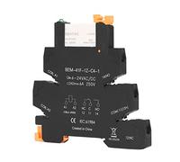 Sonew Módulo de relé de Estado de CA de Control de Ultradelgado para Conexión SPDT de Montaje en Carril DIN 6A 6-24V