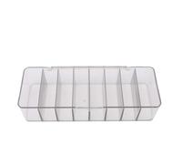 Sonew Organizador de Lentes de con 8 Compartimentos Transl cidos Estuche Diario Apto para Alimentos a Prueba de Polvo y con Tapa Abatible Ideal para Viaje y Uso Cotidiano Gris