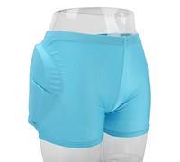 Sonew Pantalones Cortos de Protección para Ciclismo y esquí - Pantalones Acolchados de Nailon y EVA Respetuosos con la Piel, Resistentes Al Calor, en , Talla L (L)