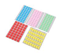 Sonew Pegatinas Braille Bump Dots, Puntos Táctiles Elevados para Personas con Discapacidad Visual con Múltiples Formas, Adhesivo de Silicona para Ayudas de Baja Visión en Teclados