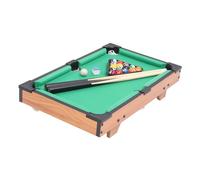 Sonew Pequeños Juegos de Mesa de Billar Mini Billar de con 16 Bolas de 2 Señales MDF Table Portable Table de Portátil para Familiares y Niños Diversión Al Aire Libre