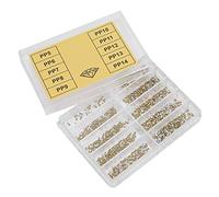 Sonew Piedra Decorativa para Relojes, 10 Rejillas, decoración de Piedra, Accesorio para Herramientas de reparación de Relojes para reparación de Relojes