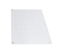 Sonew Pizarra de Calendario para Nevera - Planificador Magnético Reutilizable de Borrado en Seco para Programación de Cocina, Acrílico Transparente Semanal Mensual, 0.118 in de Grosor con Imanes