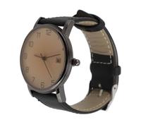 Sonew Reloj Anal gico para Hombre con Funci n de Fecha y Calendario Ultrafino y Elegante Mineral Resistente a Rayaduras Correa de Piel Sint Tica Suave y C Moda Negro