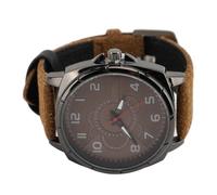 Sonew Reloj Anal gico Ultrafino de Cuarzo para Hombre Correa de Piel Sint Tica Marr n Mineral Resistente Estilo Vintage Elegante para Negocios Deporte y Actividades al Aire Libre