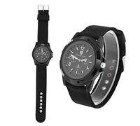Sonew Reloj de Pulsera Digital electrónico para Hombre Reloj de Pulsera Resistente para Mujer de Moda de Nylon Relojes de Pulsera de Moda Masculina, Negro, Correa