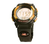 Sonew Reloj Digital Electr Nico para Ni os Correa de PU Dorada Resistente al Agua 50 m con Temporizador Cron Metro Alarma y Modo Dual Hora 12 24 h