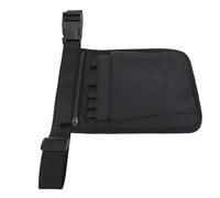 Sonew Riñonera Organizadora de Nailon Negro con Bolsillos, Cremallera Impermeable, Cinturón Ajustable para Bolígrafos, Marcadores, Termómetros