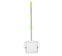 Sonew Rodillo Recolector de Tenis de Acero Inoxidable, Recogedor y Recuperador de Altura con Cesta Multiusos para Cancha, Recolección de Frutas de Jardín (Pequeña)