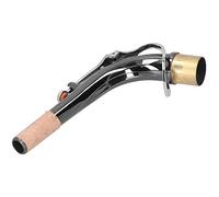 Sonew Saxofón Alto Tubo Curvo de Cuello Accesorios para Instrumentos Musicales Plateado