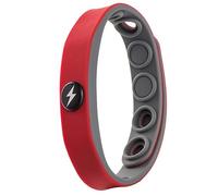 Sonew Silicona Anti Estática con Tecnología de Iones Negativos para la Comodidad y el Bienestar: Pulsera Deportiva de Silicona Suave para Hombres y Mujeres, Negro (Rojo)