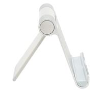 Sonew Soporte Giratorio para Teléfono de 180 Grados, Soporte Portátil Plegable para Tableta de Silicona y Aleación de Aluminio para Escritorio de Oficina (Silver)