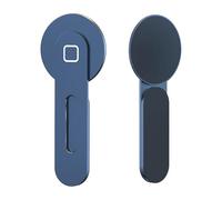 Sonew Soporte Magnético para Teléfono Portátil, Compatible con Teléfono 12 13, Compañero de Escritorio de Aleación de Aluminio con Fuerza Magnética Fuerte (Blue)