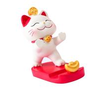 Sonew Soporte para Teléfono de Escritorio Fortune Cat - Soporte Decorativo para el Hogar y la Oficina - Geschenk Ligero y Práctico (Tipo 1)