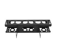 Sonew Soporte para Tubo de Calafateo de Acero al Carbono Organizador de Pistola de Sellado para Montaje en Pared Capacidad para 6 TubosOrificios para Destornillador Ideal para Tall