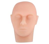 Sonew Sutura de Piel Modelo Facial Molde de Cabeza Cirugía de Silicona Suave Accesorio de Práctica de Entrenamiento para Ejercicios de Cejas de Belleza Material Seguro de Primera