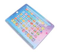 Sonew Tableta de Aprendizaje para Niños de 3 años: Dispositivo de Aprendizaje de Voz Táctil para Enseñanza de Inglés Completo con Luz LED y Cuerpo Ultrafino de 2 Cm