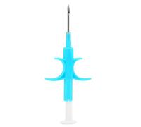 Sonew Transpondedor de Vidrio con Microchip Animal con Jeringa para Mascotas, Perros, Gatos, 0,08 X 0,47 Pulgadas, Dispositivo de Seguimiento de Implantes Seguro Estándar ISO11784