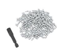 Sonew WinterMaster 100 Piezas Clavos de Neumático de Acero 4x9mm,