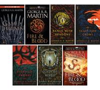 Song of Ice and Fire Series 7-Book Set: A Game of Thrones, Fire & Blood (HBO Tie-In Edition), A Dance with Dragons, A Feast for Crows, A Storm of Swords, A Clash of Kings, Fire & Blood