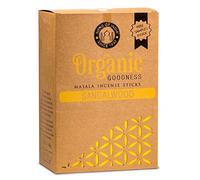 Song of India Incienso Masala Organic Madera de Sándalo - 12 paquetes de 15 gramos cada uno