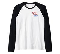 Song Sung Blue Pocket Hit Logo Camiseta Manga Raglan