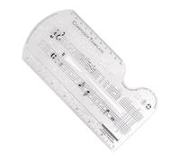 Song Writer's Composing Template - Music Notes Template | Staff Symbols Stencil Ruler Accessories For Drawing, Composition, Songwriting, Creativity