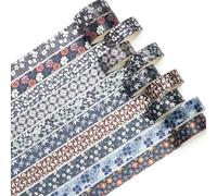 Songdao 10 Rollos Sakura Washi Tape Set cinta adhesiva decorativa Washi Adhesivo de Cinta Decorativa para DIY Crafts Scrapbooking (Sakura Nightfall)