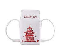 Songelt Bolso bandolera con estampado de torre china para mujer, diseño de dibujos animados, W, One Size
