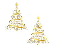 Songelt Calcomanías de Navidad para ventana, diseño de bola de pino, estática, decoración para fiestas de vacaciones, calcomanías para vidrio