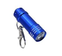 Songelt Linterna brillante con 3 luces LED de aleación de aluminio, portátil, de bolsillo, para paseos nocturnos, uso diario, linterna para llavero