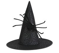 Songelt Sombrero de bruja, sombrero de mago, accesorios de Halloween, Año Nuevo, grueso, mascarada, adultos, niños, brujas de Halloween