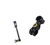 Songelt Soporte de cámara ajustable para manillar de bicicleta con postes extensibles de hasta 120 cm, ligero para motocicleta, ciclismo, Vlog, ciclismo, soporte para cámara