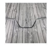 SONGGDZ Manillar de Motocicleta, Retro Motorcycle Manillar 22mm 7/8 Classic Motorbike Volante para Royal Enfield Bobber Chopper Cruiser Scooter Handle Bar(Chrome)