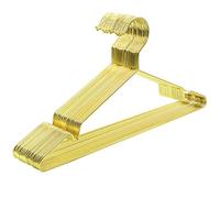 SONGMICS 20 Perchas Metálicas para Ropa, Doradas, 42 cm | Ahorran Espacio, Oro, Colección PATIYA CRI044G01
