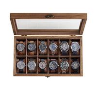 Caja para Relojes con 12 Compartimentos