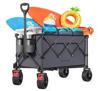 Carro de Mano Plegable 150 L con Asa Gris Pizarra