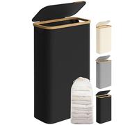 Cesto de Ropa Sucia con Tapa, Negro Tinta / 65L (42 x 22,5 x 70,5 cm)