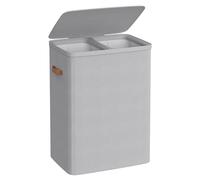 Cesto para la Ropa Sucia 170 L 56 x 40 x 75 cm Gris Paloma