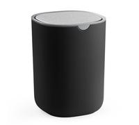 SONGMICS Cubo de basura de mesa con tapa, tapa basculante de acero inoxidable, 1,5 L