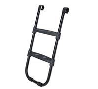 SONGMICS Escalera de Cama Elástica Antideslizante, 90 cm de Altura, con Marco de Metal y Escalones Anchos, Negro SLD90BK