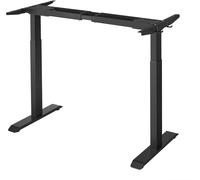 SONGMICS Escritorio eléctrico ajustable en altura de color negro