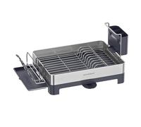 SONGMICS Escurreplatos de acero inoxidable para cocina, 31,7 x 57,2 cm, gris plateado KCS030E01V1