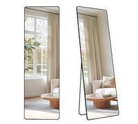 Espejo de Cuerpo Entero 160 x 50 cm Negro Tinta